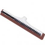 View: 9C44 18" (45.7 cm) Plastic Scrub and Dry Squeegee with Red Neoprene 